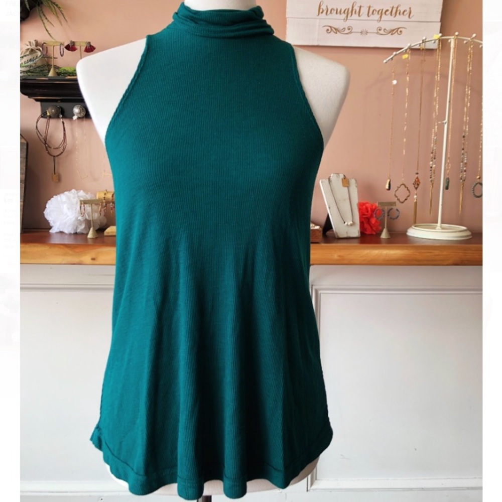 Intimately Free People Ribbed Turtleneck Tank XS